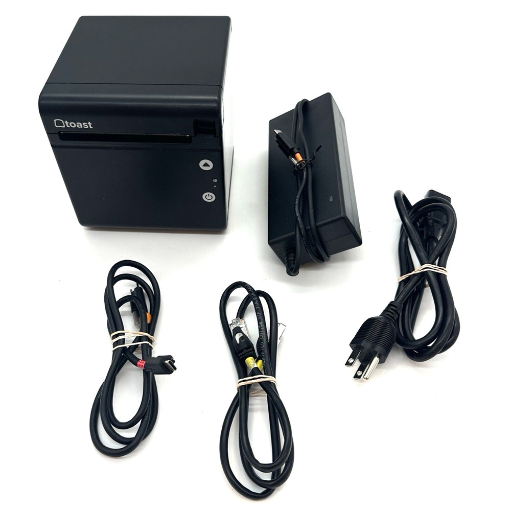 Toast Flex POS Thermal Receipt Point of Sale Printer with Cables - MPN: TP200